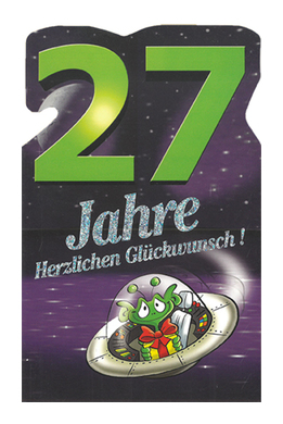 Zahlengeburtstag 27 