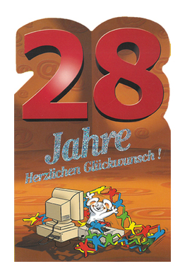 Zahlengeburtstag 28 