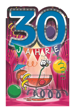 Zahlengeburtstag 30 