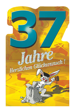 Zahlengeburtstag 37 