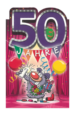 Zahlengeburtstag 50 