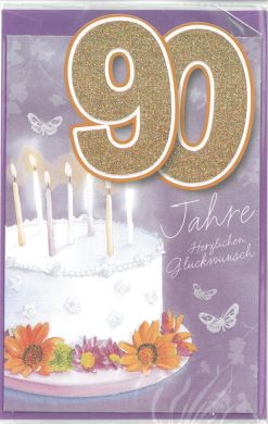 Zahlengeburtstag 90 