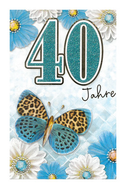 Zahlengeburtstag 40 