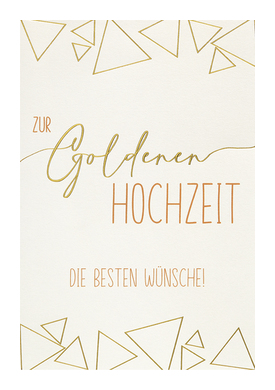 Goldhochzeit plastikfreie Verpackung