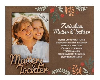 Bilderrahmen Mutter & Tochter 