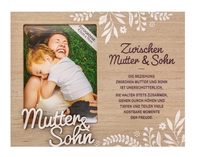 Bilderrahmen Mutter & Sohn 
