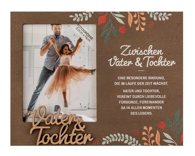 Bilderrahmen Vater & Tochter 