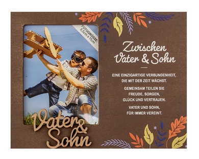 Bilderrahmen Vater & Sohn 