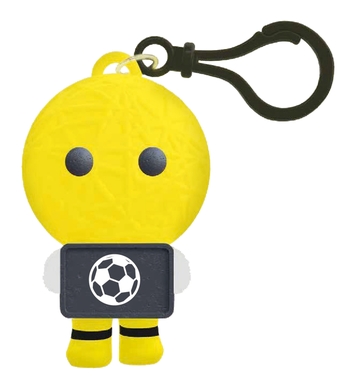 Stress Dolls Fussballfan (Schw.-Gelb) 