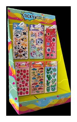Display mit 6 Haken 