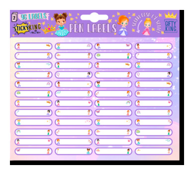 Pen Labels Princess 