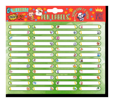 Pen Labels Panda 