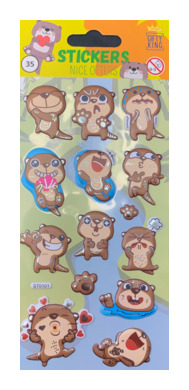 Puffy Foil Otter 