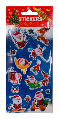 Puffy Xmas Funny Santa 