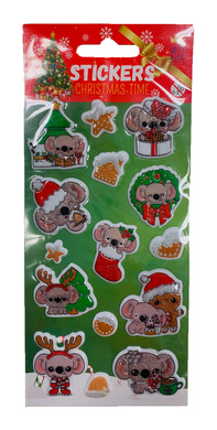 Puffy Xmas Koalas 