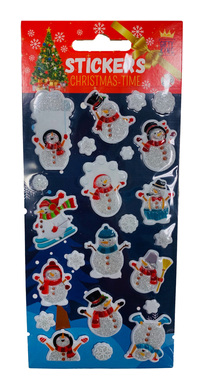 Puffy Xmas Snowman 