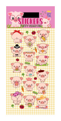 Puffy Veggy Pig 