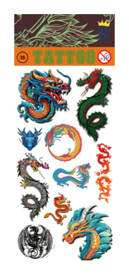 Oriental Dragons Tattoos 