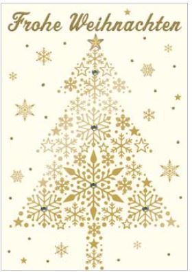 Karte Designer Collection Weihnachten 