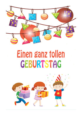 Doppelkarte Geburtstag Kinder Kartennummer: G2433